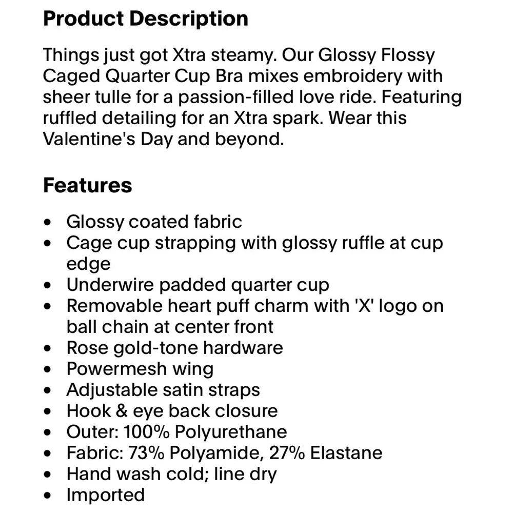 Savage X Fenty Red Glossy Flossy Caged Quarter Cup Bra Womens 32C Gogi Berry Red